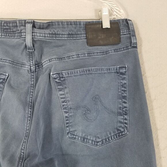 AG Adriano Goldschmied jeans men's 36x32 The Graduate tailored straight blue - Picture 9 of 12